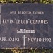 Athlete and actor Chuck Connor's grave in Los Angeles, California city