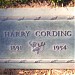 Actor Harry Cording grave