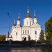 Church of Michael archangel in Moscow city