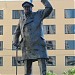 Winston Churchill Statue - British Plaza in New Orleans, Louisiana city