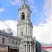 Belltower of Church of St. John the Baptist under the pines in Moscow city