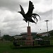 Bird of Paradise Statue in Port Moresby city