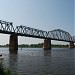 Железнодорожный мост через реку Волхов в городе Кириши