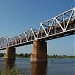 Железнодорожный мост через реку Волхов в городе Кириши