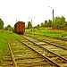 Нерегулируемый железнодорожный переезд в городе Дзержинский