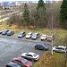 Стоянка автомобилей в городе Петрозаводск