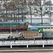 Passanger platforms of Ochakovo railway station in Moscow city