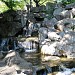 Artificial waterfalls in Tokyo city