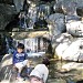 Artificial waterfalls in Tokyo city