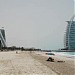 Beach of Jumeirah Beach Hotel in Dubai city
