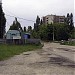 Pripyat entrance checkpoint in Prypiat city