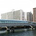 Triton Bridge (pedestrian) in Tokyo city