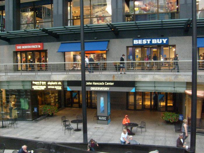 John Hancock Center Lower Level Outdoor Dining Plaza Chicago, Illinois