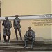 Памятник известным выпускникам ВГИКа - Геннадию Шпаликову, Андрею Тарковскому и Василию Шукшину