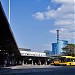 Árpád híd Bus Station in Budapest city