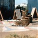 Фонтан и бассейн в городе Байконур
