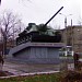 SU-100 tank destroyer monument