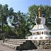 Буддийская ступа на берегу Енисея в городе Кызыл