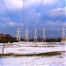 Опора ЛЭП в городе Запорожье