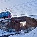 Железнодорожный мост Ярославского направления через реку Серебрянку в городе Пушкино
