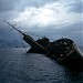 Seawise University/RMS Queen Elizabeth wreck in Hong Kong city