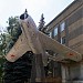 Памятник-самолёт МиГ-17 в городе Ставрополь
