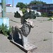 Летний сквер в городе Корсаков