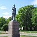 Место расположения памятника Калинину в городе Выборг