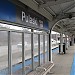 Pulaski CTA Blue Line Station in Chicago, Illinois city