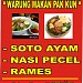 Warung BAKSO DAN MIE AYAM Makan PAK KUN di kota Kebumen