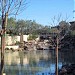 Villa del Lago Waterfall in Newport Beach, California city