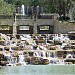 Villa del Lago Waterfall in Newport Beach, California city