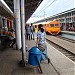 Lenteng Agung railway station in Jakarta city