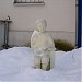 Скульптура мальчика в городе Домодедово