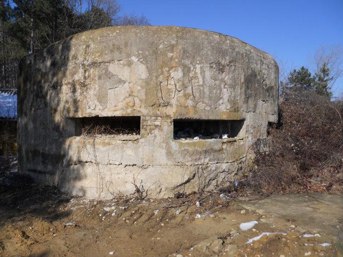 Abandoned military bunker