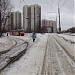 Tram Circle in Moscow city