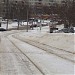 Tram Circle in Moscow city