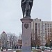 Стела со скульптурой архистратига Михаила в городе Киев