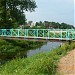 Пешеходный мост через реку Мирожку в городе Псков