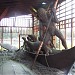 Nuu-chah-nulth Whaling Monument in Port Alberni, British Columbia city