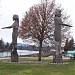 Two sculptures in Port Alberni, British Columbia city