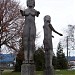 Two sculptures in Port Alberni, British Columbia city
