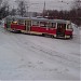 Tram Circle in Moscow city