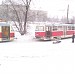 Tram Circle in Moscow city