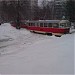 Tram Circle in Moscow city