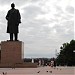 Lenin monument in Yuzhno-Sakhalinsk city