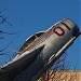 Памятник-самолёт МиГ-17 в городе Калуга