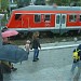 Regensburg Central Station in Regensburg city