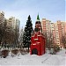 Модель Спасской башни Кремля высотой 7 метров в городе Москва