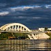 Химкинский железнодорожный мост через Канал им. Москвы в городе Химки